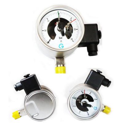 China Stainles Steel Explosion Proof Inductive Electric Contact Pressure Gauge for sale