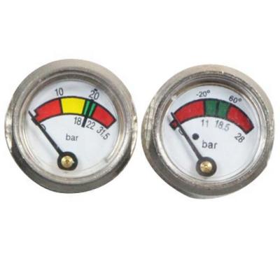 China Chrome Plated Brass High Quality Chrome Plated Fire Extinguisher Valve Gauges for sale