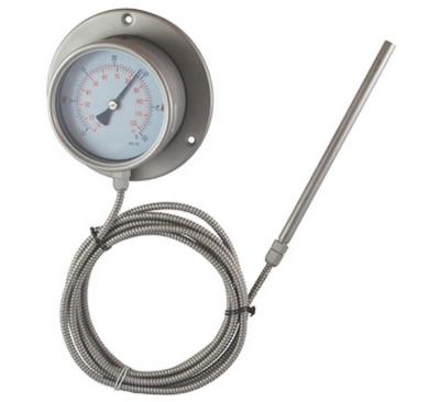 China All High Quality 2 1/2inch 63mm Dial Stainless Steel Capillary Water Heater Thermometer for sale