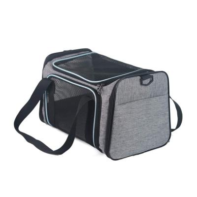 China Sustainable Airline Approved Pet Carriers, Soft Sided Collapsible Pet Travel Carrier For Average Puppy And Cats for sale