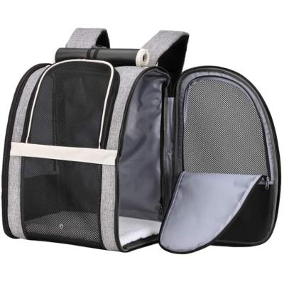 China Viable Design Pet Carrier Airy Backpack with Window Shades for Cats Small Dogs, Folding Pet Backpack Designed for Outdoor for sale