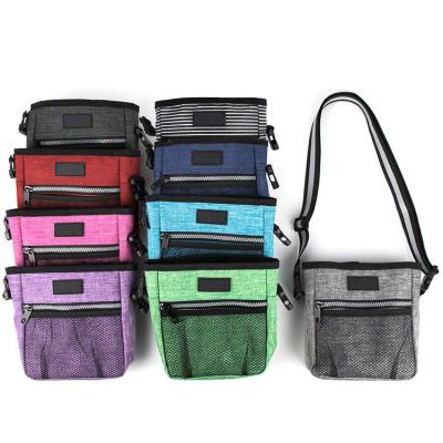 China Sustainable Poop Bag Dispenser Dog Treat Pouch Dog Training Pouch Bag With Waist Strap 3 Ways To Carry for sale