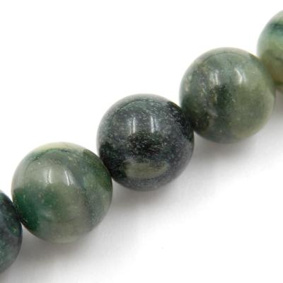 China DIY Jewelry Making Wholesale Natural Verdite Loose Stone Beads For Jewelry Making for sale