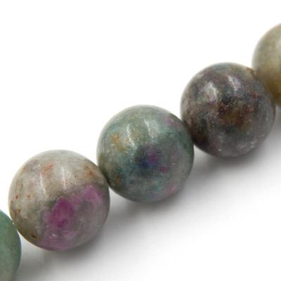 China DIY Jewelry Making Wholesale Natural Ruby Apatite Jasper Loose Stone Beads For Jewelry Making for sale