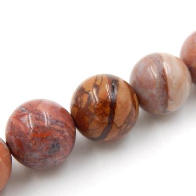 China DIY Jewelry Making China Wholesale Natural Red Jasper Loose Stone Beads For Jewelry Making for sale