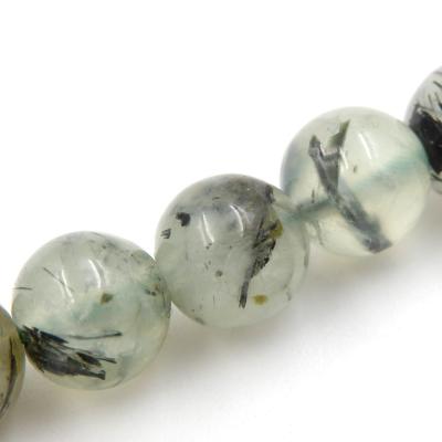 China DIY Jewelry Making Wholesale Natural Prehnite Loose Stone Beads For Jewelry Making for sale