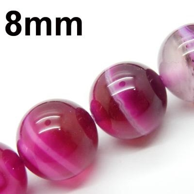 China DIY jewelry making agate beads, round 8mm for sale