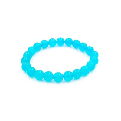 China Sinkiang Natural Handmade Precious Wholesale Classic Amazonite Beaded Bracelet For Ladies Jewelry Accessories for sale