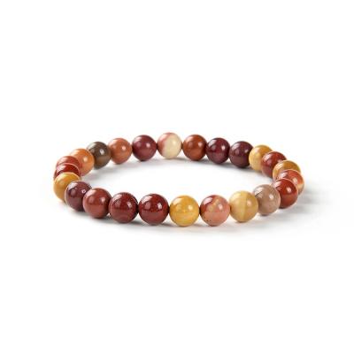 China Wholesale CLASSIC Natural Handmade Mookaite Beaded Bracelet For Ladies Jewelry Accessories for sale