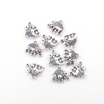 China DIY jewelry making charms pendant for jewelry making, elephant 14x12mm, sold per bag 100pcs inside for sale