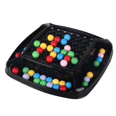 China 2021 Plastic Fun Education Puzzle Chess Game Family Toy Rainbow Ball Eliminate Board Game Kids Toys for sale