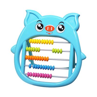 China Mathematical Calculation Teaching Tools Cartoon Pig Educational Abacus Toys Children Kids Learning HY8041 for sale