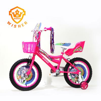 China 2022 China Factory Wholesale Price Affordable Street Princess 3-7-year Pink Bicycle For Girls for sale