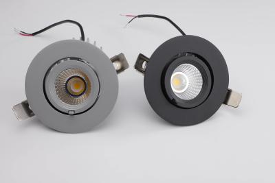 China 12W Gimbal Downlight 360° Rotação LED gimbal downlight pot lights 4 polegadas LED gimbal soluções de iluminação à venda