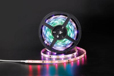 China DC12V 150PCS Flexible Adhesive LED Strip with IC Model 2811 and RGB Channel Color for sale