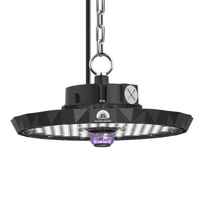 Κίνα 4000K 100W 150W UFO Led High Bay Light Αλουμινίου Δυναμικός παράγοντας 9,5 200lm/w IP65 για φωτισμό βιομηχανικών αποθηκών προς πώληση