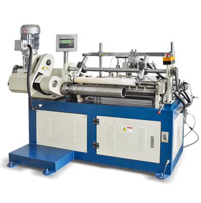 China Hot sale automatic paper compound paper tube industry tube labeling machine for paper tube CE certificate for sale