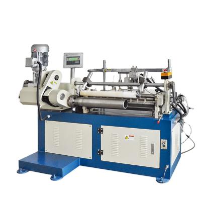 China Factory Industry Tube Labeler Semi Automatic Paper Core Paper Tube Labeling Machine Directly Sale for sale