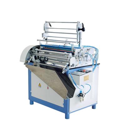 China food paper carton core labeling machine fully automatic hot melt paper tube labeling machine price for sale