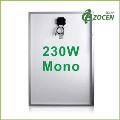 Китай панели солнечных батарей 230W Molycrystalline выдерживают 2400Pa нагрузку от давления ветра, нагрузка снежка 5400Pa продается