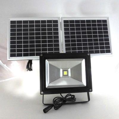 China Energy Efficient Solar LED Flood Lights Outdoor CE RoHs For Landscape Lighting for sale