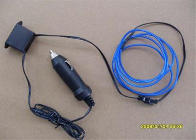 China 4mm / 5mm Electroluminescent LED EL Wire With DC 12V Inverter For Door And Wall for sale