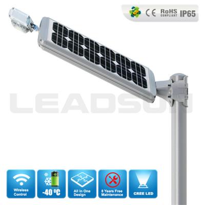 China Polo ligero llevado solar integrado brillante estupendo de calle de la energía de la energía solar del precio de la luz de calle en venta