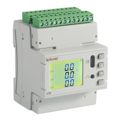 China Multi-Users IOT Smart 3 Phase Power Meter Power Control System 3 Phase Multiloop Smart Electricity Energy Dose ADW210-D16-1S for sale