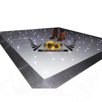 China Theme Park Christmas led light glitter dance floor / led digital dance floor for wedding decoration for sale