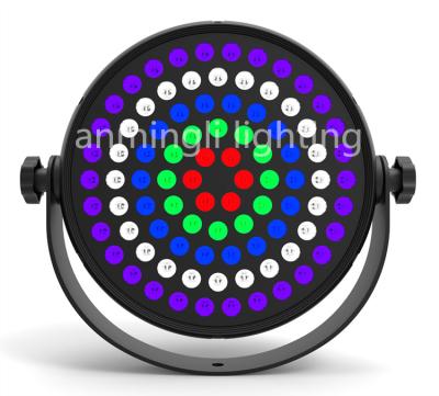 China Anmingli Dimmable RGBW LED Par Light 90 Pcs 4 In 1 LED Disco Light With Strobe Effect for sale