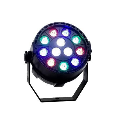 China Easy installation 12pcs led rgbw new plastic 12x3 led uplights par lights for stage light for sale