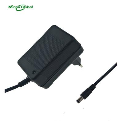 China Standard Battery 12.6V1.8A Europe Wall Plug AC Charger XSG1261800EU for sale