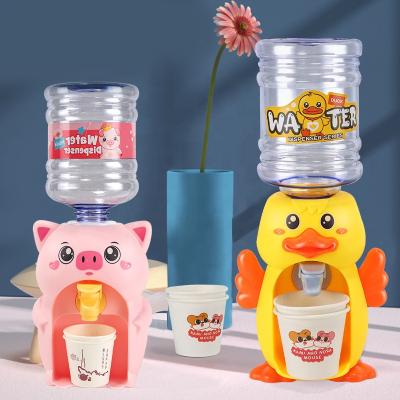 China New Gift Plastic Kitchen Toys Montessori Home Appliances Toy Cute Play House Mini Electric Water Dispenser Toy For Kids for sale