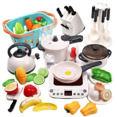 China Plastic Special Gift Early Education Pretend Modern Happy Role Play Toy Kitchen Toys Cooking Kitchen Toy Set for sale