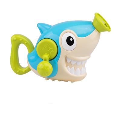 China Bath Toy Fun Learning Baby Spin Rotating Water Hand Spraysmall Shark Game Bath Toy Kids Animal Bath Toys for sale