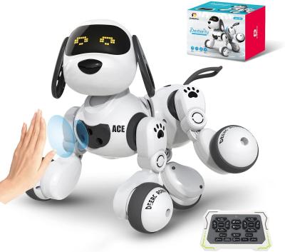 China Toy Stock Wholesale Sound Smart Radio Control Pet Robot Dog Educational Electronic Toy with Gesture Sensing for sale