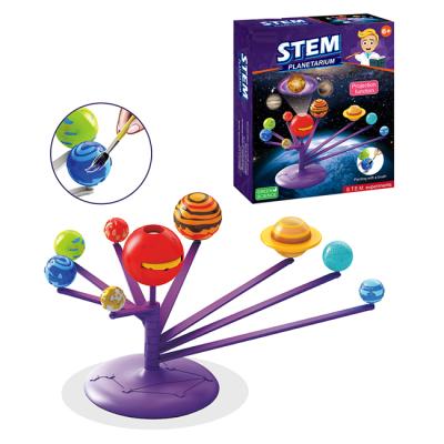 China Hot Selling Amazon Planetarium Projector Solar System Steam FLASHING Painting Toys For Children Educational Astronomy Projection Toy for sale