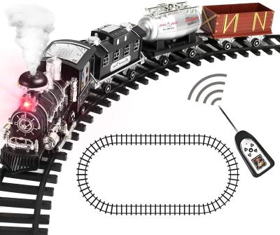 China Vintage Exquisite Design ABS Plastic Train Thomas Steam Train Track Toy Remote Control Vehicles 40.5*15*31CM for sale