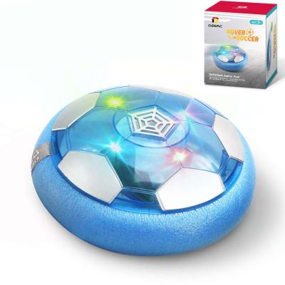 China Sports Toy Hot Sale Soft Eva Material USB LED Light Rechargeable Hover Soccer Ball Boy Bumper Colorful Toys for sale