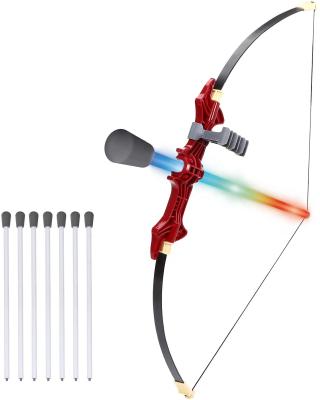 China Extremely Durable Flashing LED Lights Archery Fiberglass Archery Bow Outdoor and Indoor Hunting Toy for Kids 42.5*23*7.5cm for sale