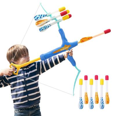 China Hot Selling EagleStone Archery Outdoor EPT Toy Kit Hunting Shooting Game 6 Foam Arrows Play Archery Set For Kids 40*9*31.5cm for sale