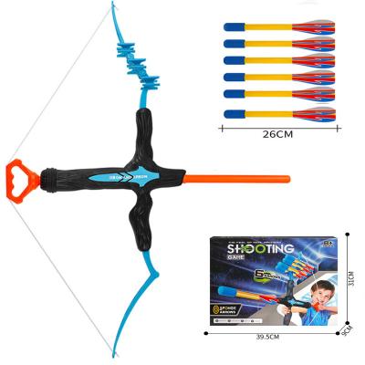 China Amazon Archery Set Bow Kit Long Range Shooting GamesToys Hot-Selling Outdoor Archery Set With 6 Foam Arrows For Kid 40*9*31.5cm for sale