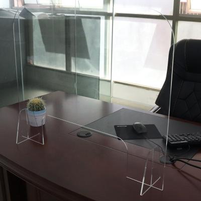 China Against Droplets In Bank High Transparency Eco - Friendly Collected Acrylic Sneeze Guard for sale