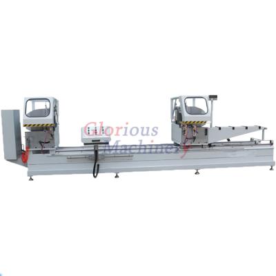 China Upvc Cutter Or Alu Window Aluminum And PVC Slitter Windows Doors Combine Precise Dual Miter Saw Cutter Machine for sale