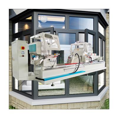 China Aluminum Window Fabrication CNC Control Double Aluminum Miter Cutting Saw for sale