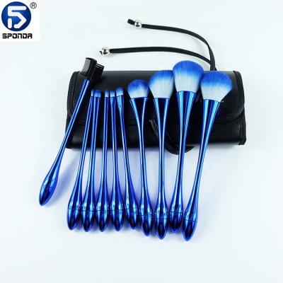 China Beauty Care Makeup Tools Makeup Brushes/10pcs Professional Slim Size Makeup Brush for sale