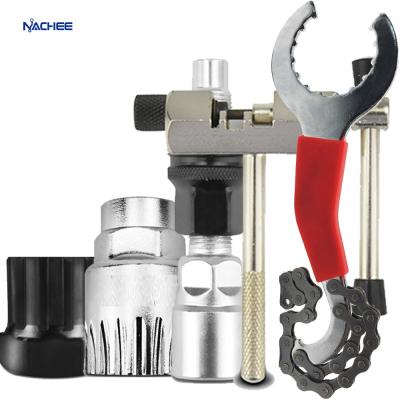 China Easy Bike Bicycle Repair Tool Kits Bike Chain Breaker Flywheel Remove Tool Crank Wrench MTB Road Bikes Maintenance Tools for sale