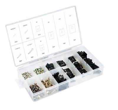 China Capacity Anti-Corrosion Screws and U Nut/U-Clip 170 Piece Assortment U-Clip and 170 Piece Screw Assortment for sale