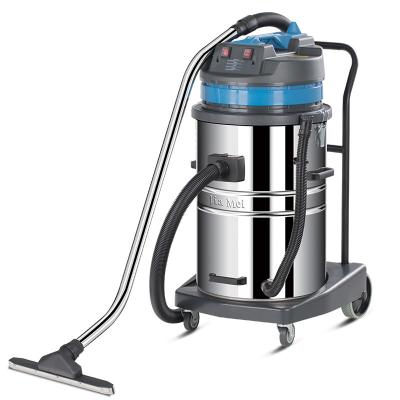 China 70L Hotel Blue Commercial Wet And Dry Vacuum Cleaner For Car Wash Shop Factory Factory Special Cleaning Machine for sale