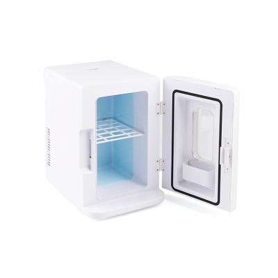 China 13~18â cooling; „ ƒ Below Room Temperature (25â„ƒ) 8L Outdoor Camping Household Bedroom Skin Care Refrigerator Mini AC Fridge Portable Low Noise Beauty Fridge wholesale dc car for sale